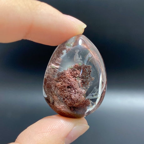 2 Pieces Buddhist Monk Bodhi Kensho Garden Quartz Inner Scene Carving -Wholesale Crystals