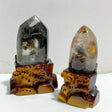 2 Pieces Garden Quartz With Stand -Wholesale Crystals