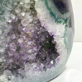 2 Pieces Large Geode Amethyst Mixed Agate Arrow Head Shape&Heart - Wholesale Crystals