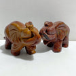 2 Pieces Large Ocean Jasper Elephants Crystal Carving -Wholesale Crystals