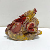 2 Pieces Mookaite Flying Dragon Castle Carving 1 -Wholesale Crystals