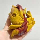 2 Pieces Mookaite Nine-tailed Fox Carving -Wholesale Crystals