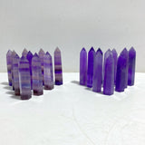 2 Types Purple Fluorite Tower Point Wholesale -Wholesale Crystals