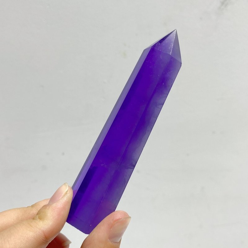 2 Types Purple Fluorite Tower Point Wholesale -Wholesale Crystals