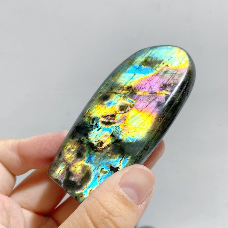 20 Pieces Beautiful Polished Labradorite Free Form -Wholesale Crystals