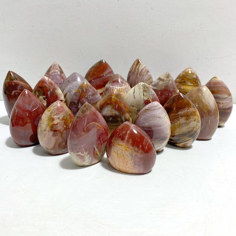 20 Pieces Petrified Wood Stone Arrow Head Shape -Wholesale Crystals