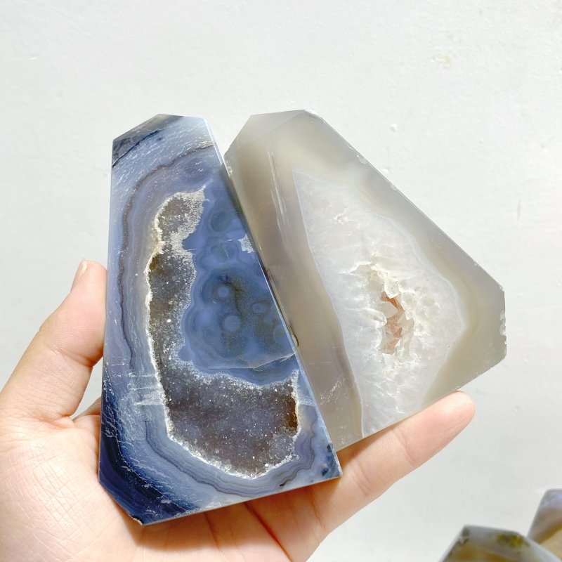 21 Pieces Beautiful Geode Agate Tower - Wholesale Crystals