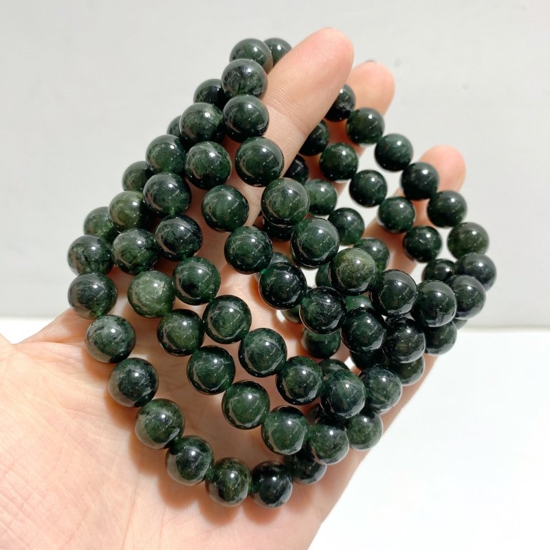21 Pieces Green Full Rutile Quartz Bracelets - Wholesale Crystals