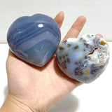 22 Pieces Black Orca Agate Heart 1 - Wholesale Crystals