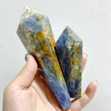 22 Pieces Blue Kyanite Mixed Quartz Magic Scepter Wand Closeout -Wholesale Crystals