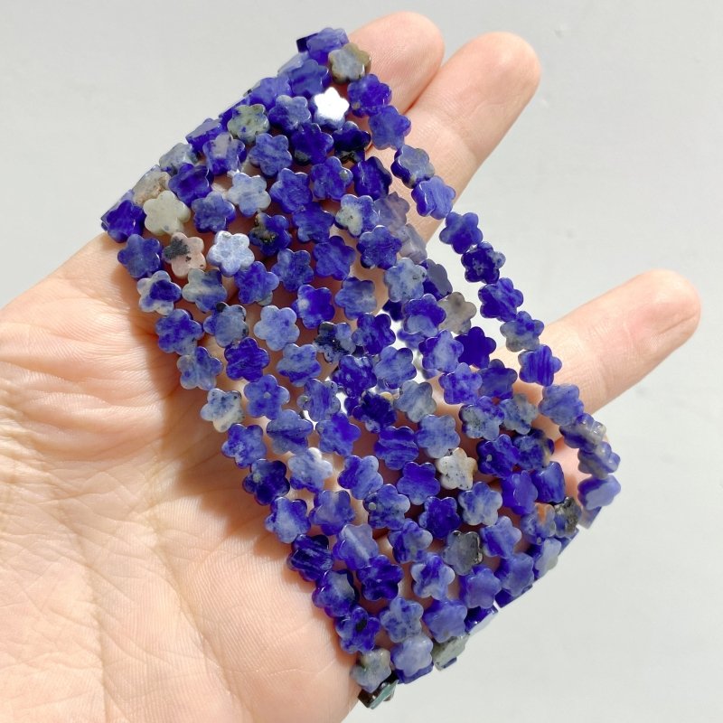 22 Types Flower Shape Bracelets Wholesale Green Aventurine Amazonite Moss Agate -Wholesale Crystals