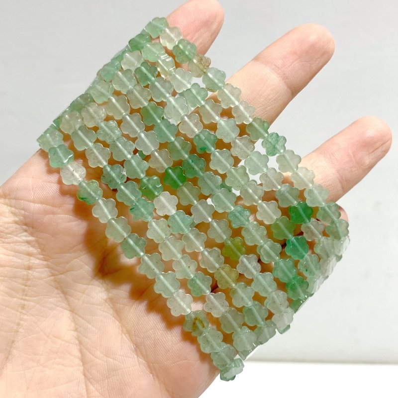 22 Types Flower Shape Bracelets Wholesale Green Aventurine Amazonite Moss Agate -Wholesale Crystals