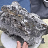 22.5KG Clear Quartz Cluster Mixed Apophyllite Pyrite Mineral Specimen (Sea Freight Only) -Wholesale Crystals