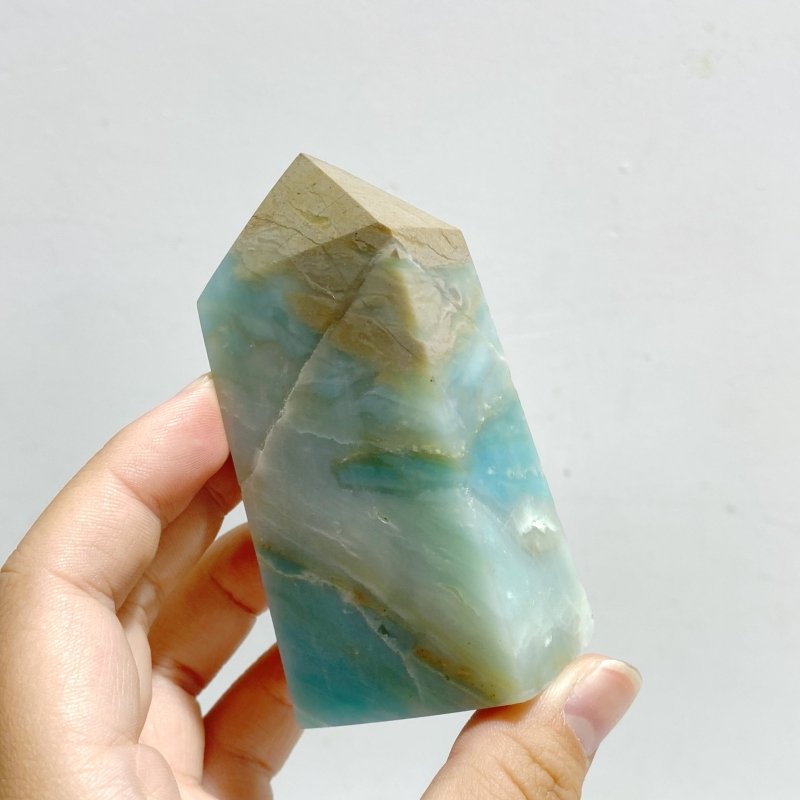 23 Pieces Caribbean Calcite Four-Sided Points -Wholesale Crystals