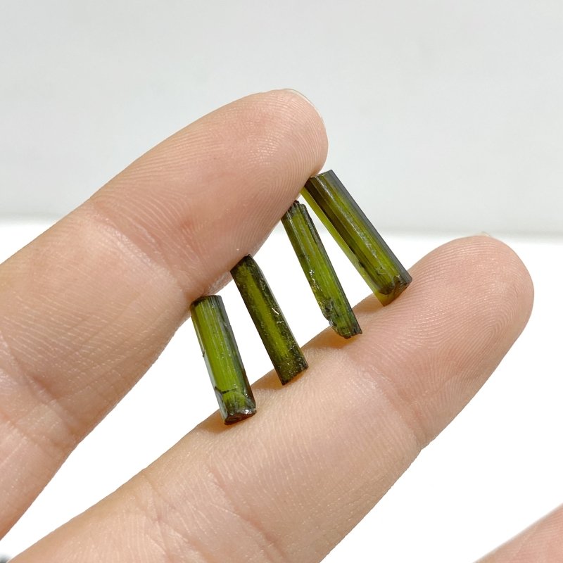 235 Pieces Gem Grade Rough Green Tourmaline for Making Jewelry - Wholesale Crystals