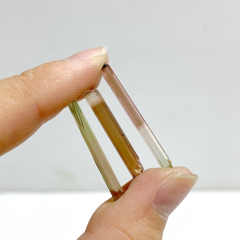 235 Pieces Gem Grade Rough Green Tourmaline for Making Jewelry - Wholesale Crystals