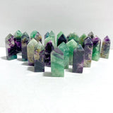 26 Pieces Feather Fluorite Four - sided Tower - Wholesale Crystals