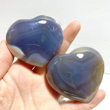 27 Pieces Black Orca Agate Heart 3 - Wholesale Crystals