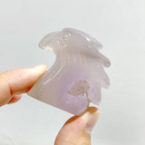 27 Pieces Geode Druzy Agate Eagle Carving -Wholesale Crystals