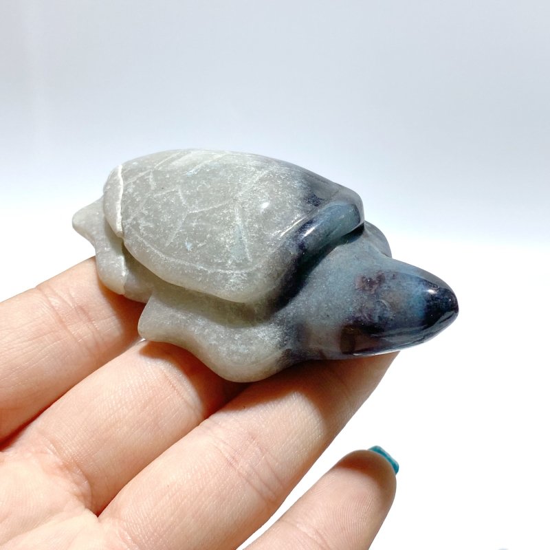 27 Pieces Trolleite Stone Sea Turtles Carving - Wholesale Crystals