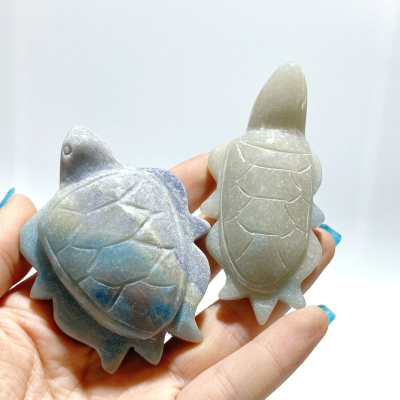 27 Pieces Trolleite Stone Sea Turtles Carving - Wholesale Crystals