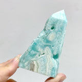 Hemimorphite Four-sided Tower Raw Side Wholesale