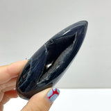 28 Pieces Geode Druzy Black Agate Eggs - Wholesale Crystals