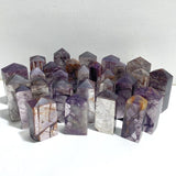 28 Pieces Purple Spark Lepidolite Four-Sided Tower -Wholesale Crystals