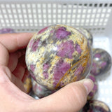 13 Pieces Pink Tourmaline Spheres Balls