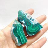 3 - 6CM Small Chrysocolla Mixed Malachite Raw Side Point Tower Wholesale - Wholesale Crystals