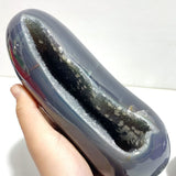 3 Pieces Large Geode Druzy Agate (Light Green Druzy) - Wholesale Crystals