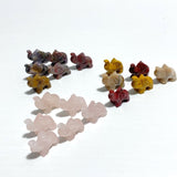 3 Types Mini Elephant Carving Wholesale Rose Quartz Mookaite Ocean Jasper - Wholesale Crystals