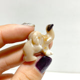 3 Types Mini Elephant Carving Wholesale Rose Quartz Mookaite Ocean Jasper - Wholesale Crystals