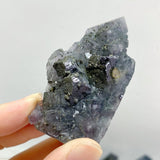 33 Pieces Blue Fluorite Mixed Pyrite Raw Side Tower -Wholesale Crystals