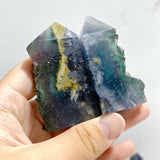 33 Pieces Blue Fluorite Mixed Pyrite Raw Side Tower -Wholesale Crystals