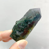 33 Pieces Blue Fluorite Mixed Pyrite Raw Side Tower -Wholesale Crystals