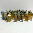 33 Pieces Ocean Jasper Four-sided Point 5 -Wholesale Crystals