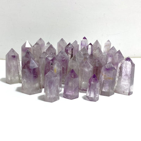 34 Pieces God's Fingerprint Light Purple Amethyst Tower -Wholesale Crystals