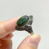 34 Pieces Seraphinite Rings Different Styles -Wholesale Crystals