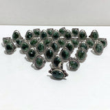 34 Pieces Seraphinite Rings Different Styles -Wholesale Crystals