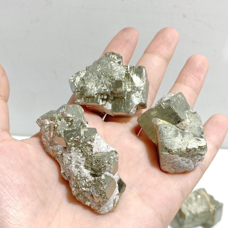 36 Pieces Raw Pyrite Specimen For Collection - Wholesale Crystals