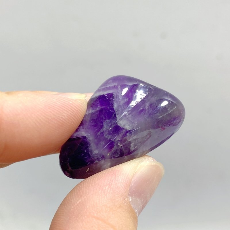 3.87kg Chevron Amethyst Tumbled Stone(Defect) -Wholesale Crystals