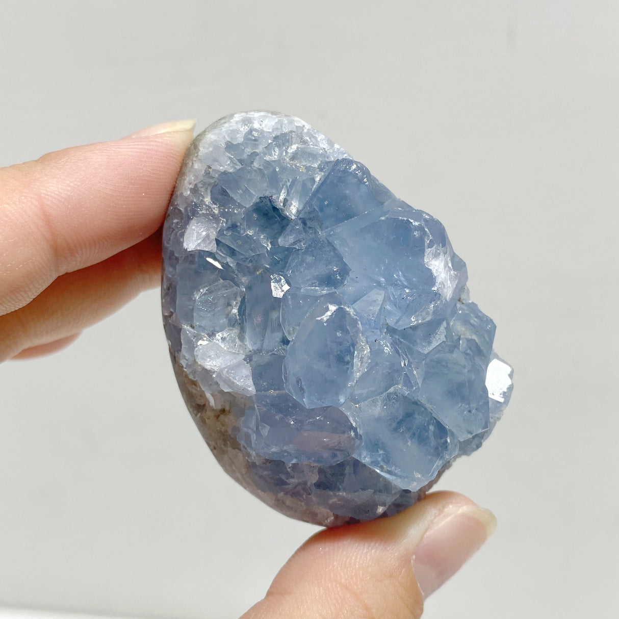 Geode Blue Celestite Egg Shape Wholesale