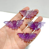 Purple Fluorite Bat Carving Wholesale