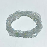 3MM Multi - Faceted Crystal Flash Bead Bracelets Necklace Wholesale Labradorite Sunstone Aquamarine - Wholesale Crystals