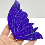4 Pairs Lapis Lazuli Butterfly Wing Carving With Stand - Wholesale Crystals