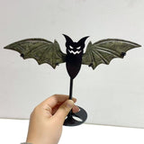 4 Pairs Pyrite Bat Wing Carving With Stand - Wholesale Crystals