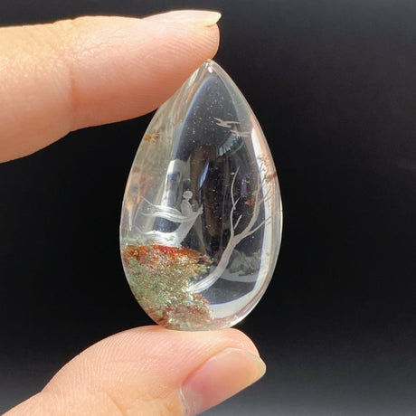 4 Pieces Buddhist Monk Bodhi Kensho Garden Quartz Inner Scene Carving -Wholesale Crystals