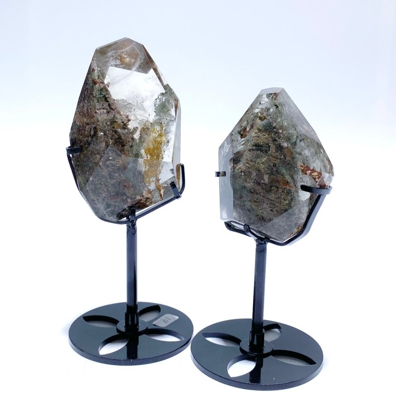 4 Pieces Garden Quartz Free Form With Stand - Wholesale Crystals