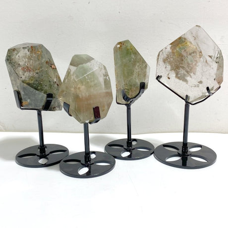 4 Pieces Garden Quartz Free Form With Stand -Wholesale Crystals